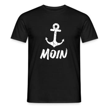 Anker Moin - T-shirt homme - noir - Devant - AI Model Male 178 light (178cm)