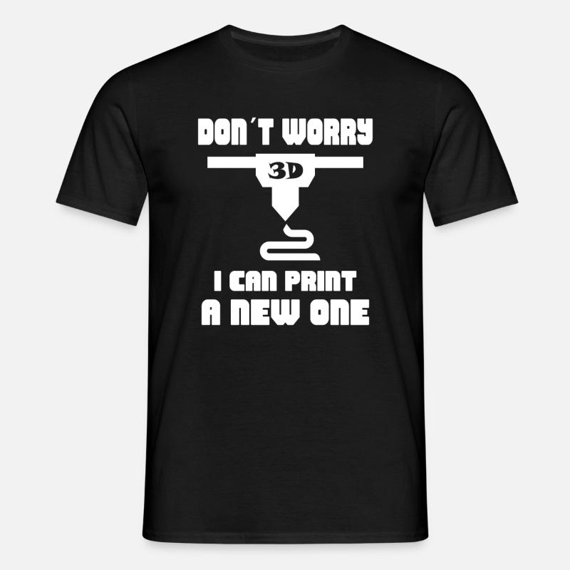 3D printer - Men's T-Shirt - black
