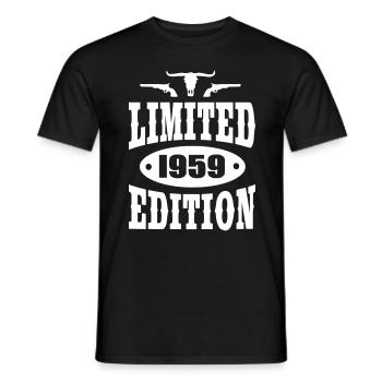 Limited Edition 1959 - Männer T-Shirt - Schwarz - Vorne - AI Model Male 178 light (178cm)