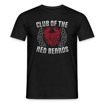 Club of the Red Beards Us Independence Day - Men's T-Shirt - black - Front - AI Model Male 178 light (178cm)