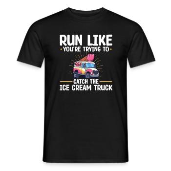 Xxxx Vêtements de marathon de coureur - T-shirt homme - noir - Devant - AI Model Male 178 light (178cm)