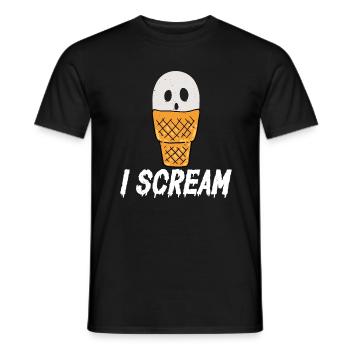 Je crie Sorbet Mochi Popsicles Crème glacée - T-shirt homme - noir - Devant - AI Model Male 178 light (178cm)