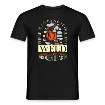 Nothing I Couldn't Weld | Welding Gifts | Welding - Men's T-Shirt - black - Front - AI Model Male 178 light (178cm)