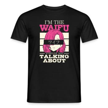 Ich Bin Der Waifu | Anime-liebhaber | Otaku Shirt - Männer T-Shirt - Schwarz - Vorne - AI Model Male 178 light (178cm)