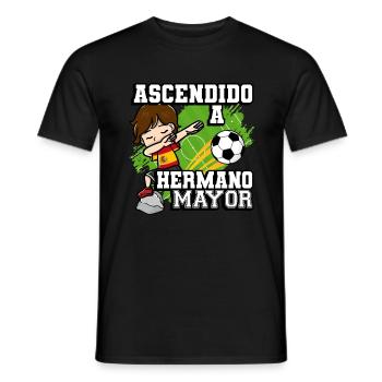 Ascendido A Hermana Mayor Fußballspieler - Männer T-Shirt - Schwarz - Vorne - AI Model Male 178 light (178cm)