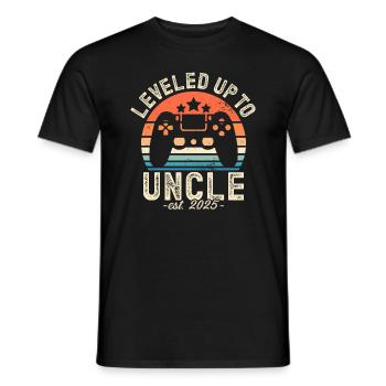 Ascended to Uncle 2025 - Men's T-Shirt - black - Front - AI Model Male 178 light (178cm)