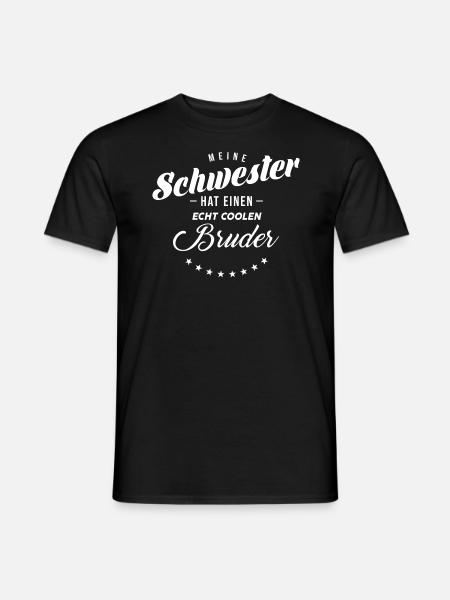 Bruder Schwester - Männer T-Shirt - Schwarz