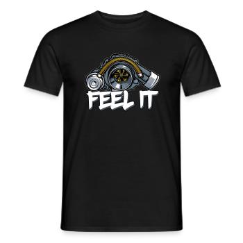 Turbocompresseur Tuner Moteur Tuning Voiture de sport - T-shirt homme - noir - Devant - AI Model Male 178 light (178cm)