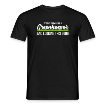 Greenkeeper Golfwart Wart golf - T-shirt homme - noir - Devant - AI Model Male 178 light (178cm)