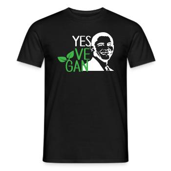 Yes Ve Gan Vegan Veganer Spruch Lustiger Veganer - Männer T-Shirt - Schwarz - Vorne - AI Model Male 178 light (178cm)
