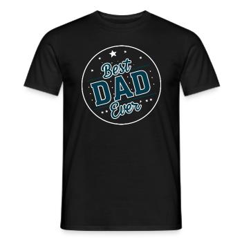 Bester Papa für immer zum Vatertag od. Geburtstag - Männer T-Shirt - Schwarz - Vorne - AI Model Male 178 light (178cm)