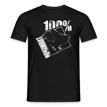 HOVAWART 100 - Men's T-Shirt - black - Front - AI Model Male 178 light (178cm)