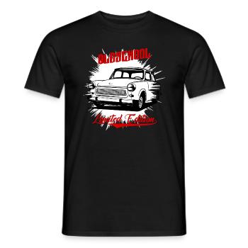  Trabi GDR Voiture - T-shirt homme - noir - Devant - AI Model Male 178 light (178cm)