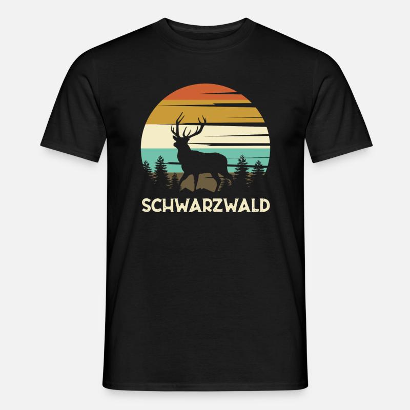 Schwarzwald Black Forest - Männer T-Shirt - Schwarz