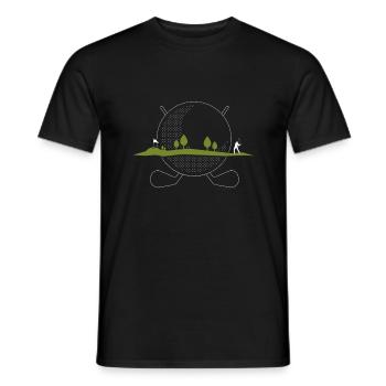 Golfer Golf - Männer T-Shirt - Schwarz - Vorne - AI Model Male 178 light (178cm)