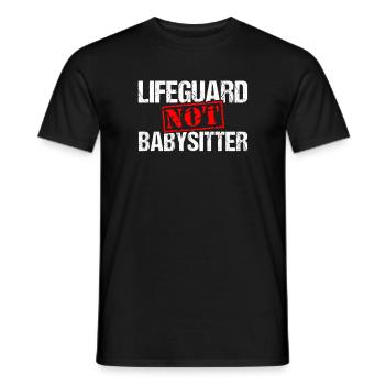 Lifeguard Swimmer - T-shirt homme - noir - Devant - AI Model Male 178 light (178cm)