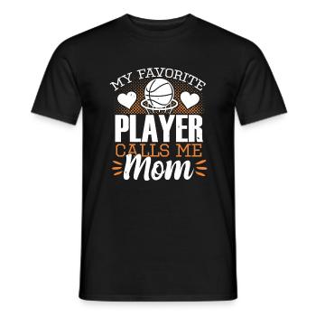 Little Sister Basketball Dad Mom - Männer T-Shirt - Schwarz - Vorne - AI Model Male 178 light (178cm)