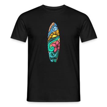 SUP Stand up paddle board - T-shirt homme - noir - Devant - AI Model Male 178 light (178cm)