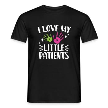 I love my little patients - Männer T-Shirt - Schwarz - Vorne - AI Model Male 178 light (178cm)