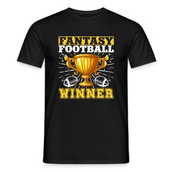 American Football Fantasy Football - Männer T-Shirt - Schwarz - Vorne - AI Model Male 178 light (178cm)