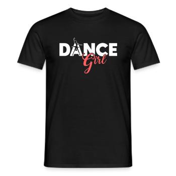 Ballet Dance Girl - Men's T-Shirt - black - Front - AI Model Male 178 light (178cm)