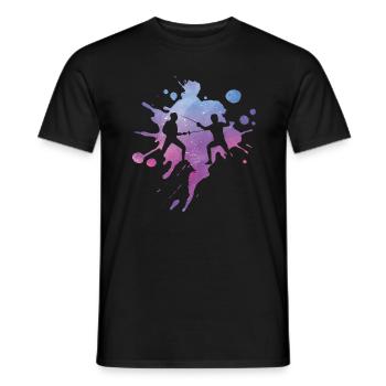 Fechter Sport Degen Fechtsport Fechten - Männer T-Shirt - Schwarz - Vorne - AI Model Male 178 light (178cm)