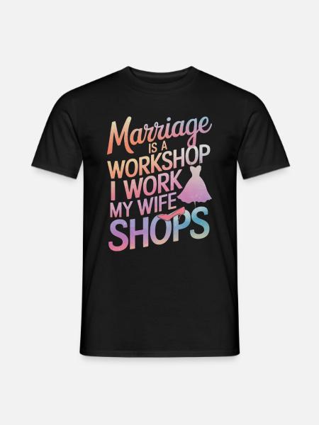 Ehemann Ehegatte Familie Hochzeit - Männer T-Shirt - Schwarz