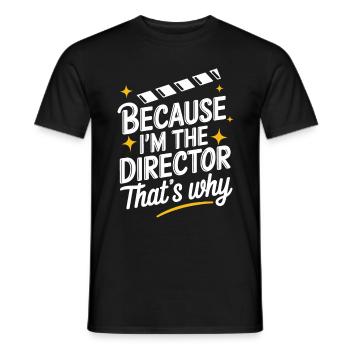 Filmemacher Filmregisseur Kameramann Film - Männer T-Shirt - Schwarz - Vorne - AI Model Male 178 light (178cm)