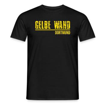 Fußball Geschenk Dortmund Ruhrpott - Männer T-Shirt - Schwarz - Vorne - AI Model Male 178 light (178cm)