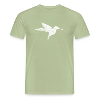 colibri - T-shirt homme - vert sauge - Devant - AI Model Male 178 light (178cm)