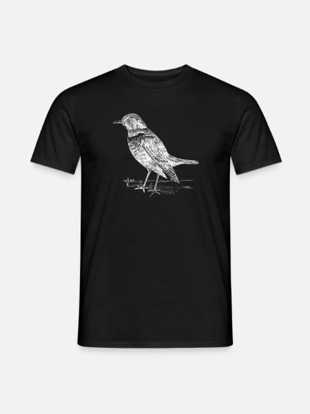 Vogelbeobachten - Männer T-Shirt - Schwarz