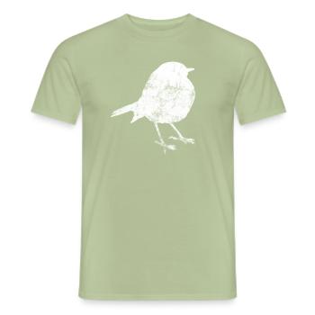 Vogel Verein beobachten - Männer T-Shirt - Sage - Vorne - AI Model Male 178 light (178cm)