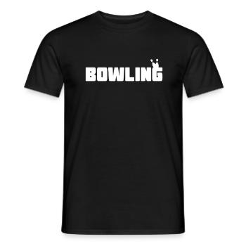 bowling - T-shirt homme - noir - Devant - AI Model Male 178 light (178cm)