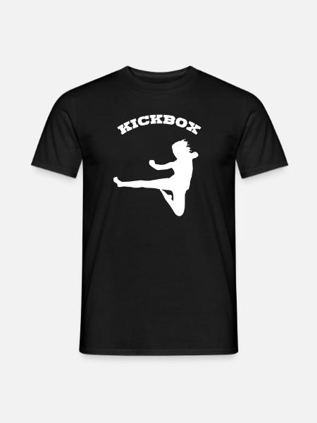 Kickboxing - Männer T-Shirt - Schwarz