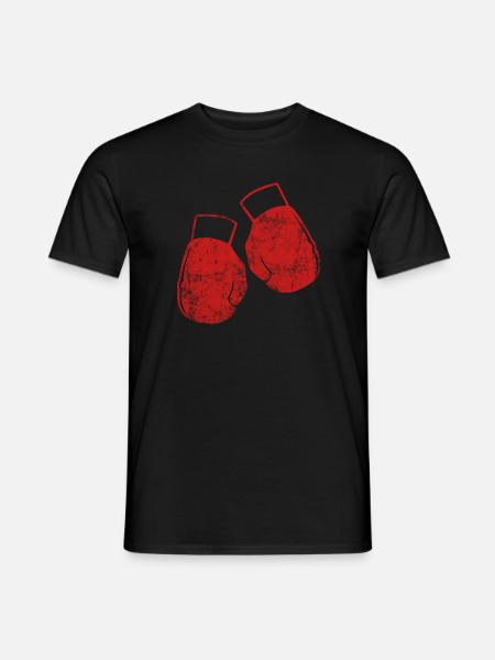 Gants de boxe - T-shirt homme - noir