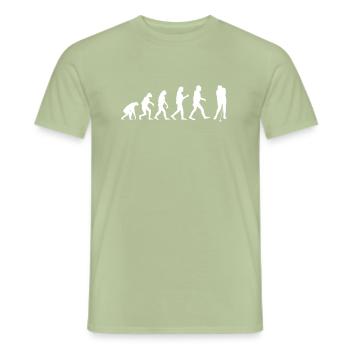 golfers - Men's T-Shirt - sage - Front - AI Model Male 178 light (178cm)