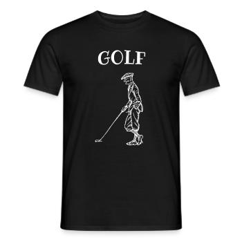 Golf Golf Golfers Golf Course - T-shirt homme - noir - Devant - AI Model Male 178 light (178cm)