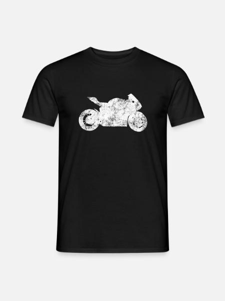 moto - T-shirt homme - noir