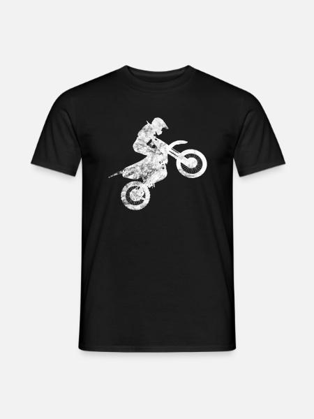 motocross - T-shirt homme - noir
