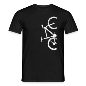 VTT vélo de loisir - T-shirt homme - noir - Devant - AI Model Male 178 light (178cm)