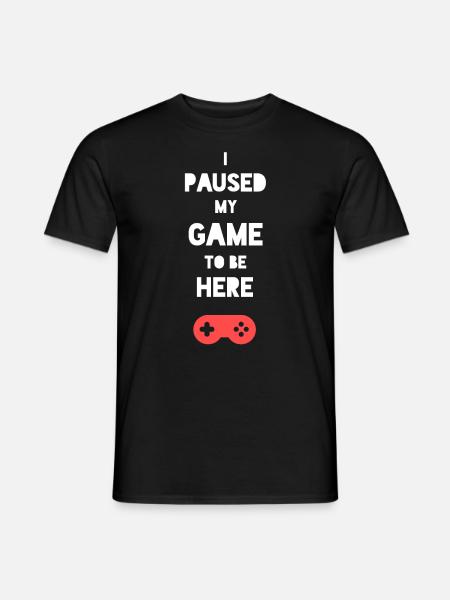 Gamer - Männer T-Shirt - Schwarz