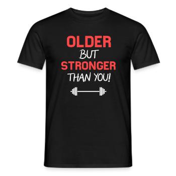 Gym lustiger Spruch Fitnessstudio - Männer T-Shirt - Schwarz - Vorne - AI Model Male 178 light (178cm)