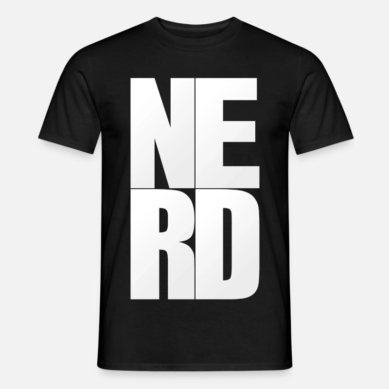 NERDY forever - NERD - Men's T-shirt - black