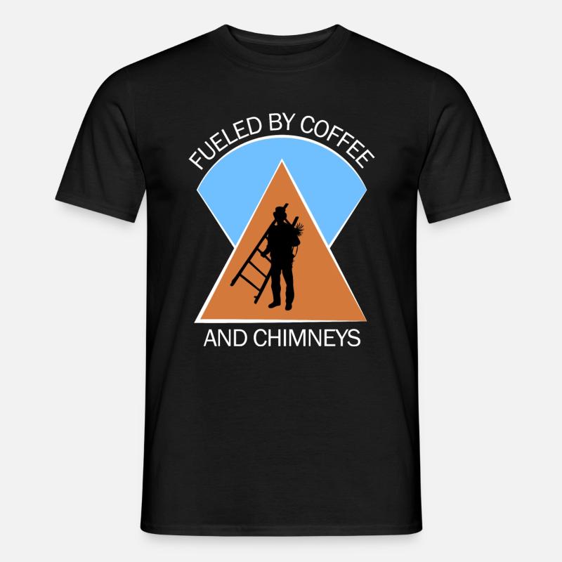 Schornsteinfeger Schlotfeger - Männer T-Shirt - Schwarz