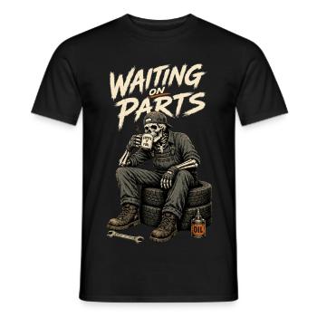 Mécanicien automobile, technicien en mécatronique, mécanicien automobile - T-shirt homme - noir - Devant - AI Model Male 178 light (178cm)