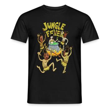 jungle fever - T-shirt homme - noir - Devant - AI Model Male 178 light (178cm)