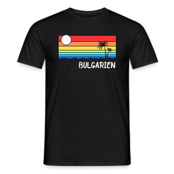 Bulgarie Vacances Balkans Idée - T-shirt homme - noir - Devant - AI Model Male 178 light (178cm)