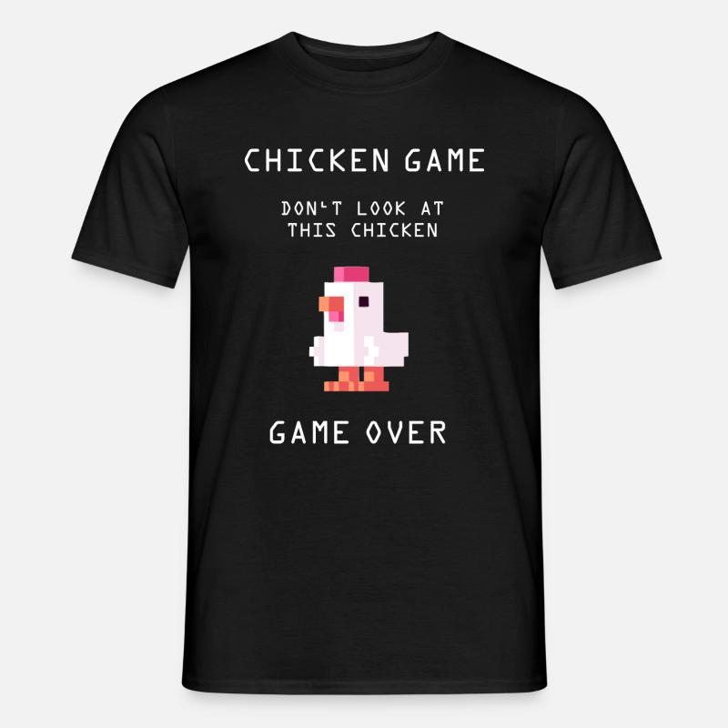 Chicken Game - Männer T-Shirt - Schwarz