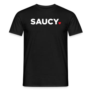 Frech - Männer T-Shirt - Schwarz - Vorne - AI Model Male 178 light (178cm)