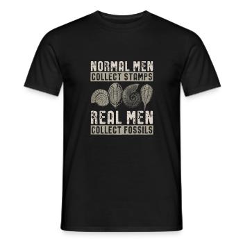 Fossiles - T-shirt homme - noir - Devant - AI Model Male 178 light (178cm)